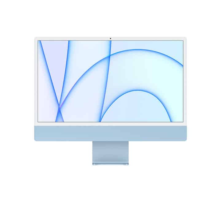 Apple 24″ iMac with M1 Chip (Mid 2021, Blue) – Synkrosoft